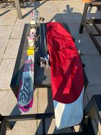 Dames carve ski’s, K2, roze/wit,160 cm, gebruiksklaar, 160 tot 180 cm, Gebruikt, Carve, Skiën