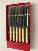 Set van 6 vintage messen rvs merk Elesva, Huis en Inrichting, Keuken | Bestek, Ophalen of Verzenden, Nieuw, Rvs of Chroom, Los bestek