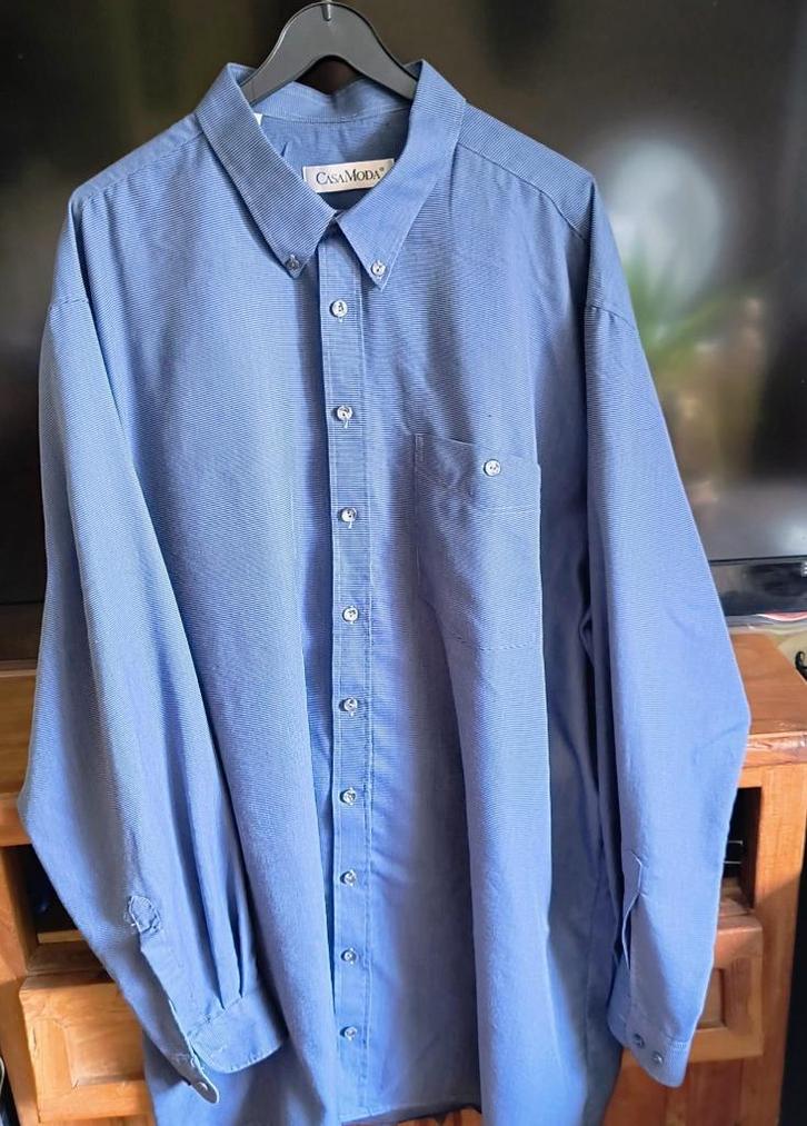 6 & 7 XL - 4 Overhemden lange mouw, Kleding | Heren, Grote Maten, Nieuw, Overhemd, Overige kleuren, Ophalen of Verzenden