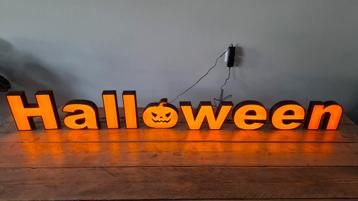 Halloween decoratie LED letters, doosletters  beschikbaar voor biedingen