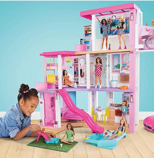 Barbie droomhuis barbie huis poppenhuis, Kinderen en Baby's, Speelgoed | Poppenhuizen, Zo goed als nieuw, Ophalen