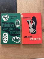 2 boekjes Humanitas : Buonaparte, aan mijn soldaten & Fabelt, Gelezen, Ophalen of Verzenden, België