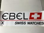 Grote sticker Ebel swiss watches, Verzamelen, Stickers, Merk, Zo goed als nieuw, Verzenden