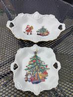 2 x AK Kaiser vintage porseleinen schalen met kerstmotief, Antiek en Kunst, Ophalen of Verzenden