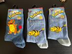 Vintage Pokémon Socks 2001 - Set of 3 (1misprint), Jongen of Meisje, Nieuw, Ophalen of Verzenden, Sokken