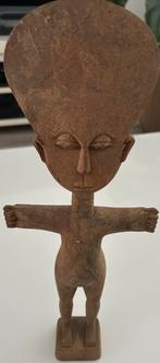 ANTIEKE AFRIKAANSE HANDGESNEDEN ASHANTI VRUCHTBAARHEIDSPOP, Ophalen of Verzenden