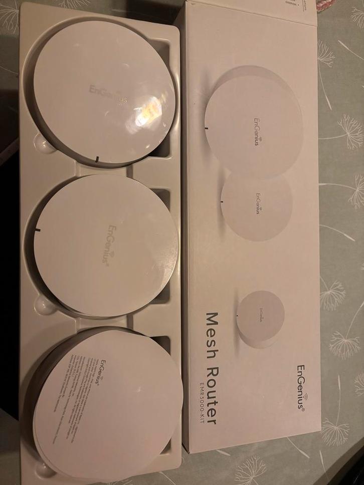 EnGenius EMR3000 Mesh Router - gebruikt in doos!, Computers en Software, Powerlines, Gebruikt, Ophalen of Verzenden