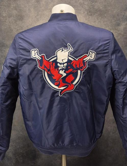 Thunderdome bomberjack X.T.C collectie, Kleding | Heren, Jassen | Winter, Zo goed als nieuw, Maat 46 (S) of kleiner, Blauw, Verzenden