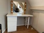 Makeup tafel / kaptafel, Huis en Inrichting, Tafels | Kaptafels, Ophalen, Hout, 100 tot 150 cm, Minder dan 100 cm