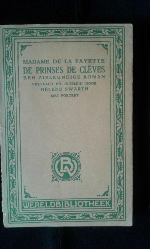 De prinses van Clèves -Madame de Lafayette 1915 eerste druk, Boeken, Literatuur, Gelezen, Ophalen of Verzenden