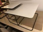 Salontafel Set Zwart Frame Beige Blad, Ophalen, 50 tot 100 cm, Rond, Nieuw