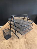 4x pennenbakje & 4x papierrek - Bureau Organisatie, Ophalen, Nieuw