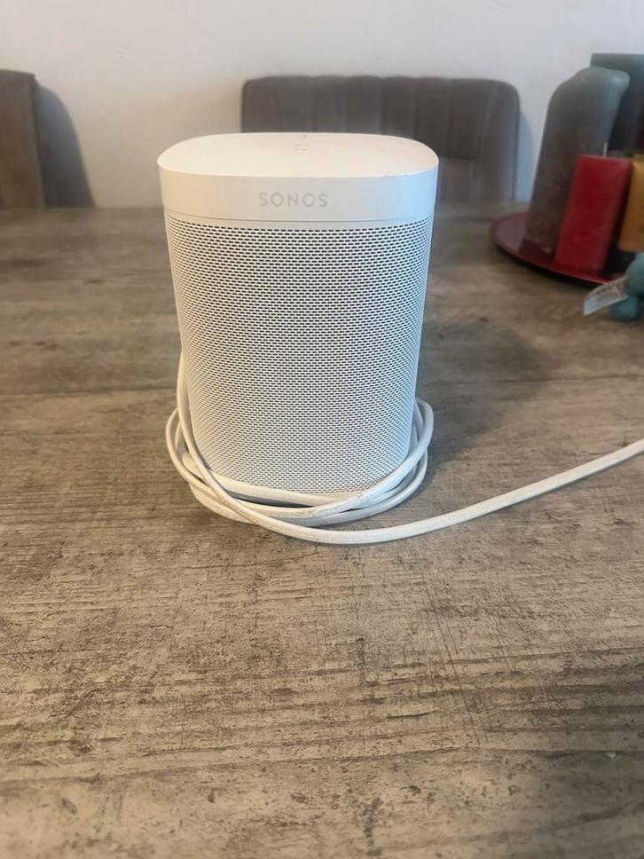 Sonos One (Gen 2) - Perfecte staat!, Audio, Tv en Foto, Luidsprekers, Zo goed als nieuw, Front, Rear of Stereo speakers, Sonos