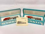 ** SANTA FË * Märklin 3060/4060 * BLAUWE DOZEN met BOEKJE **, Wisselstroom, Locomotief, Ophalen of Verzenden, Zo goed als nieuw