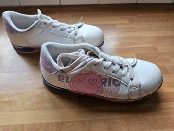 Meisjes Sneakers Smiley Wit Pastel Maat 35 beschikbaar voor biedingen