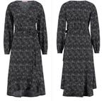 Studio Anneloes wikkel overslag jurk zwart kit M nieuw, Kleding | Dames, Jurken, Maat 38/40 (M), Studio Anneloes, Verzenden, Zwart