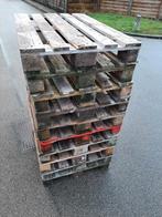 1 pallets voor 10,00 of 10 pallets voor 125 incl. bezorgd, Doe-het-zelf en Verbouw, Hout en Planken, Ophalen, Gebruikt, 50 mm of meer