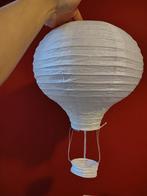 2 papieren lantaarns - luchtballon, 25 tot 50 cm, Wit, Nieuw, Ophalen of Verzenden