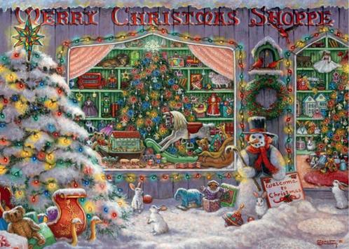 Ravensburger: The Christmas Shop 500 Stukjes, Hobby en Vrije tijd, Denksport en Puzzels, Nieuw, Legpuzzel, 500 t/m 1500 stukjes
