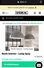 Beton grijze hanglampen, Huis en Inrichting, Lampen | Hanglampen, Ophalen, Overige materialen, 50 tot 75 cm, Zo goed als nieuw