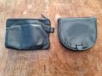 Zwarte lederen beursjes - set van 2, Sieraden, Tassen en Uiterlijk, Portemonnees, Overige merken, Gebruikt, Zwart, Ophalen of Verzenden