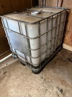 watertank / vloeistof container, Tuin en Terras, Regentonnen, Ophalen, Kunststof, Gebruikt, Met kraantje
