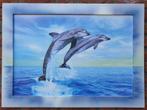 Dolphin Paradise - Schilderij met dolfijnen EXPO 66,5 x 94cm, Huis en Inrichting, Woonaccessoires | Schilderijen, Tekeningen en Foto's