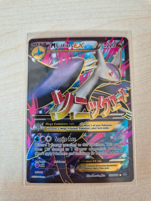 MLatios EX 102/108, Hobby en Vrije tijd, Verzamelkaartspellen | Pokémon, Zo goed als nieuw, Losse kaart, Ophalen of Verzenden