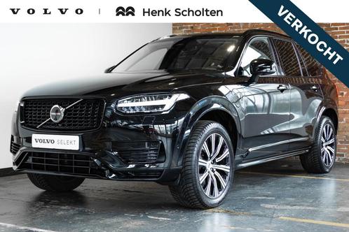 Volvo XC90 2.0 T8 Plug-in hybrid AWD Ultra Dark | Nappa lede, Auto's, Volvo, Bedrijf, Te koop, XC90, 360° camera, 4x4, ABS, Achteruitrijcamera