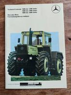 Mercedes-Benz MB-trac Brochure folder, Ophalen of Verzenden, Gelezen, Mercedes, Mercedes-Benz