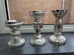 3 kandelaars, 2 x Riviera Maison, Ophalen of Verzenden, Zo goed als nieuw, Overige materialen, Minder dan 25 cm