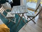 Houten tafel stoelen buiten set IKEA ASKHOLMEN, Ophalen, Hout