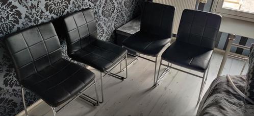 4 x eetkamerstoelen Hammel, Huis en Inrichting, Stoelen, Gebruikt, Eén, Zwart, Ophalen