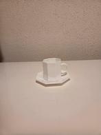 Luminarc Arcoroc Octime kop en schotel wit, Ophalen of Verzenden