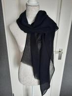Sjaals A ( Plisse ) Kleur : Zwart NIEUW, Kleding | Dames, Mutsen, Sjaals en Handschoenen, Ophalen of Verzenden, Nieuw, Maat 46/48 (XL) of groter