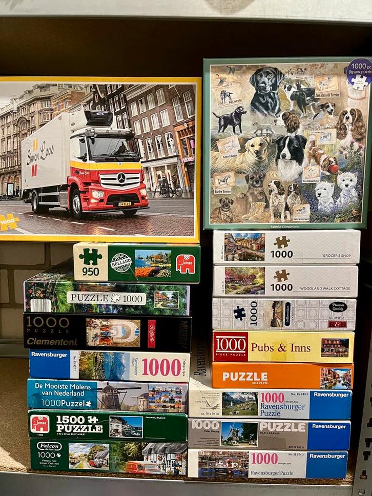 Diverse Legpuzzels - 1000+ stukjes, Hobby en Vrije tijd, Denksport en Puzzels, Gebruikt, Legpuzzel, 500 t/m 1500 stukjes, Ophalen of Verzenden