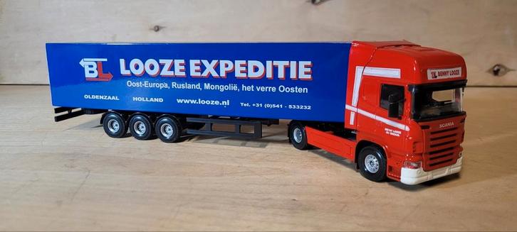 HOLLANDOTO Scania Benny Looze Oldenzaal, Hobby en Vrije tijd, Modelauto's | 1:50, Zo goed als nieuw, Bus of Vrachtwagen, Ophalen of Verzenden
