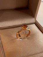 Bronring  Sushi met citien Roségoud - Maat 53, Sieraden, Tassen en Uiterlijk, Ringen, Oranje, Ophalen of Verzenden, Met edelsteen