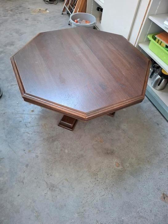 Te Koop, 8 hoekige Salontafel, Antiek en Kunst, Antiek | Meubels | Tafels, Ophalen