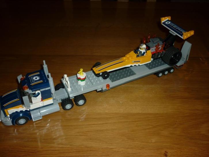 Lego City – 60151 Dragster transportvoertuig, Kinderen en Baby's, Speelgoed | Duplo en Lego, Zo goed als nieuw, Lego, Complete set