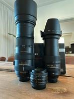 Nikon, Sigma lenzen set: 28-300, 150-500, 50mm, Audio, Tv en Foto, Fotografie | Lenzen en Objectieven, Ophalen of Verzenden, Gebruikt