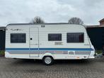 Hobby Excellent  incl voortent, Caravans en Kamperen, 6 tot 7 meter, 1000 - 1250 kg, Vast bed, Particulier