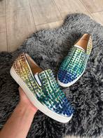 Christian Louboutin Roller Boat Flat Multi Colour Size 40, Christian Louboutin, Overige kleuren, Ophalen of Verzenden, Sneakers of Gympen