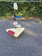 Gave jaren 50  bijzettafe 5 verdieping lamp verstelbaar, Antiek en Kunst, Ophalen