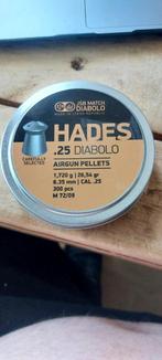 luchtbuks kogeltjes 6.35 mm jsb hades .25 diabolo, Ophalen, Nieuw