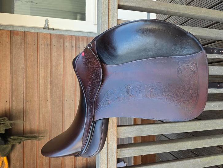 *Unieke* edix Tudor 17,5", Dieren en Toebehoren, Paarden en Pony's | Zadels, Zo goed als nieuw, Dressuur, Ophalen of Verzenden