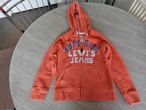 Vest maat 128 oranje Levi's, Kinderen en Baby's, Kinderkleding | Maat 128, Gebruikt, Jongen, Trui of Vest, Ophalen of Verzenden