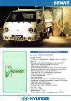 Folder Hyundai H100 Benne (Franse uitgave - ca.1996), Verzenden, Zo goed als nieuw, Overige merken