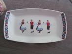 Figgjo Flint Norway Folk Dancers Serveer Schaal, Huis en Inrichting, Keuken | Servies, Keramiek, Ophalen of Verzenden, Overige stijlen