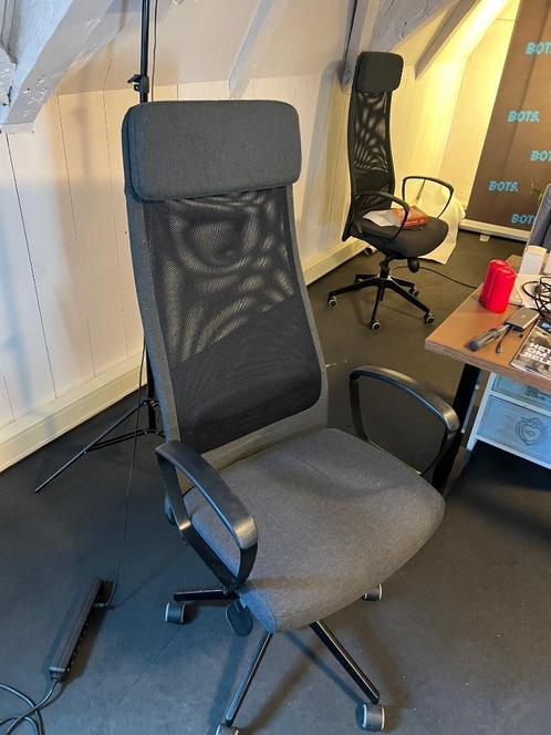bureustoel IKEA Markus, Huis en Inrichting, Bureaustoelen, Zo goed als nieuw, Bureaustoel, Grijs, Ergonomisch, Ophalen